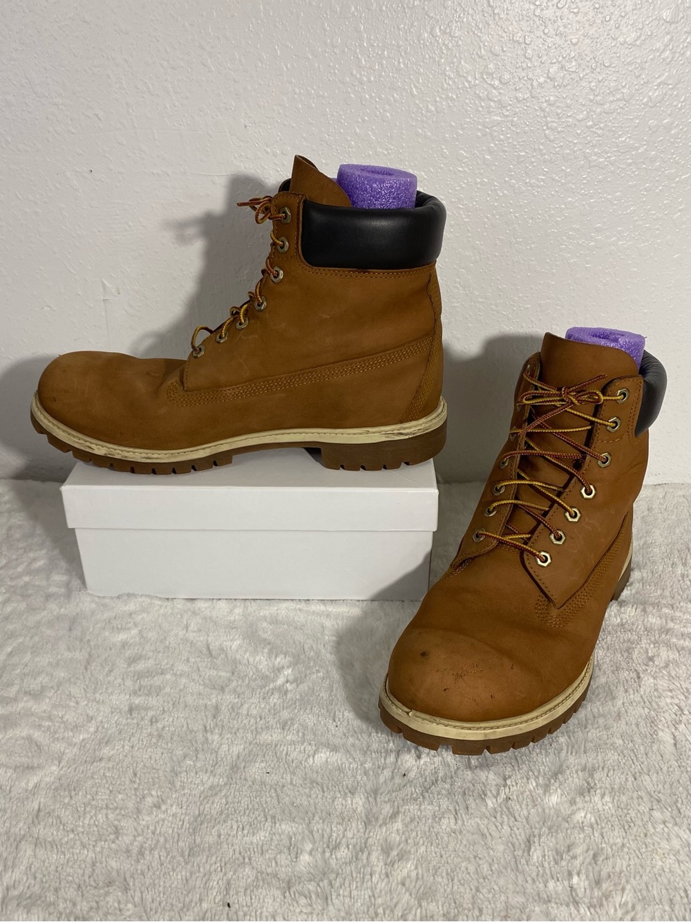 Timberland Tan Leather Work Boots Men’s Size 12M